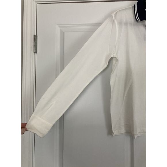 Vintage Ralph Lauren Golf St Biarritz Long Sleeve Polo Shirt Womens Medium - Picture 3 of 9